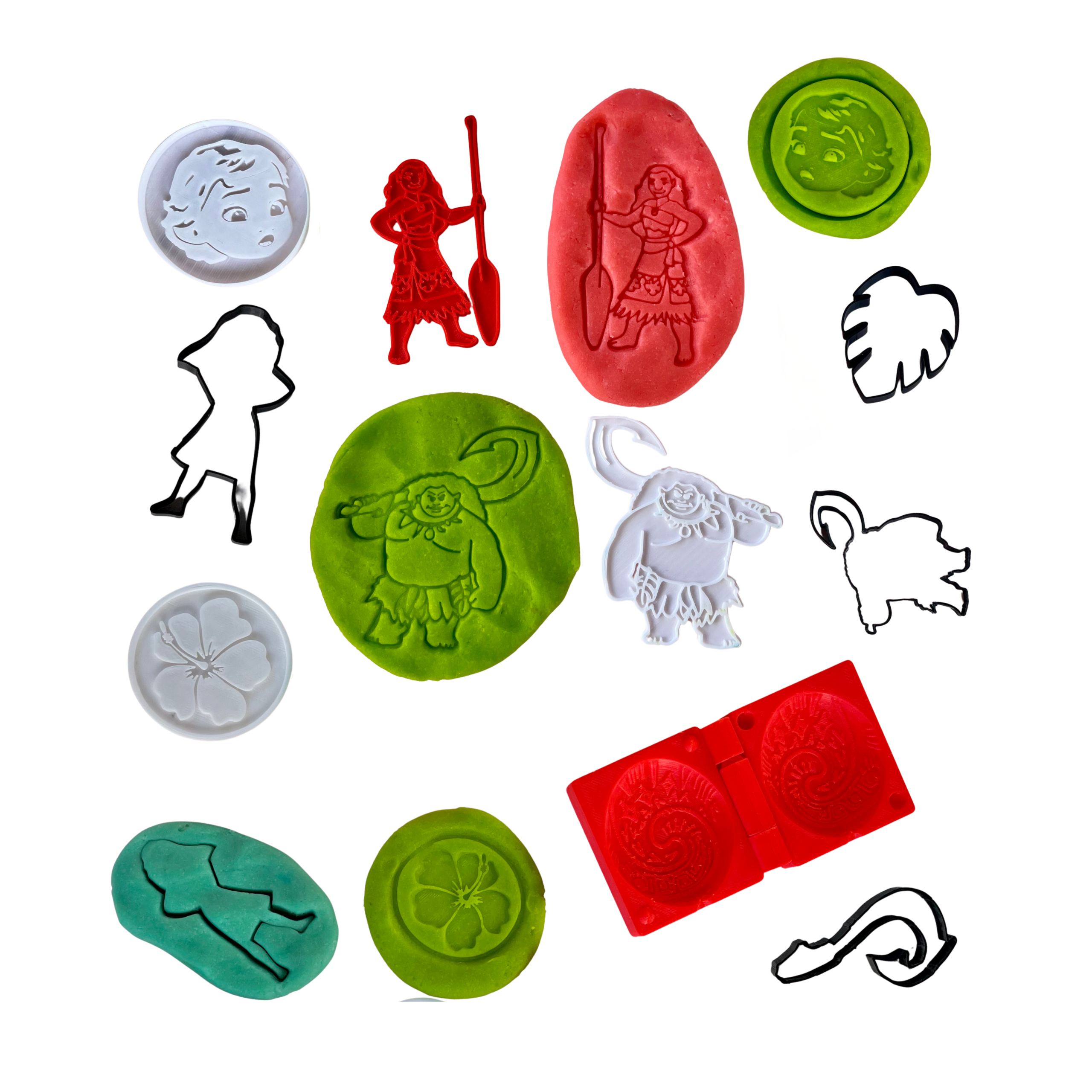 Moana Clay Slime Mold – 3D Printed