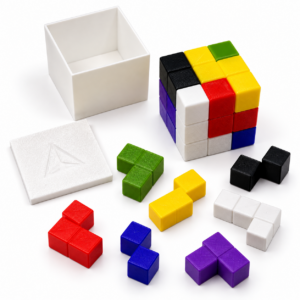 3D Printed Puzzle Cube (DIY Assembly) – Fun & Educational Toy